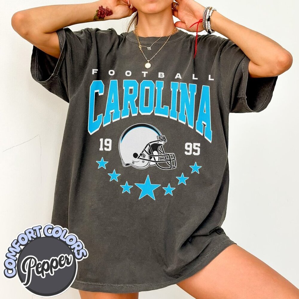 Carolina Football Retro-Inspired Comfort Colors Tee 91